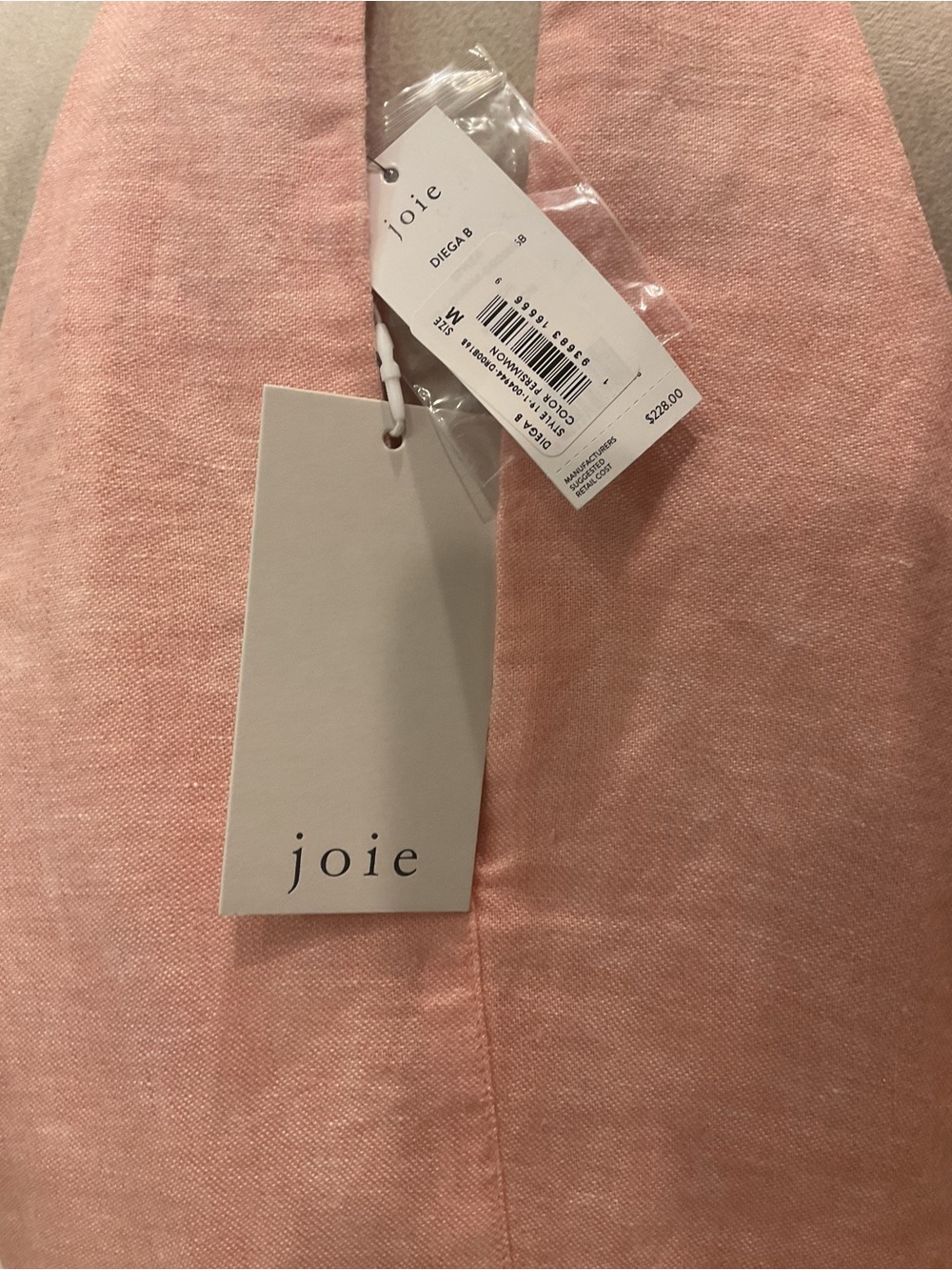 Joie x Revolve Pink Linen Diega B Dress - Picture 5 of 7